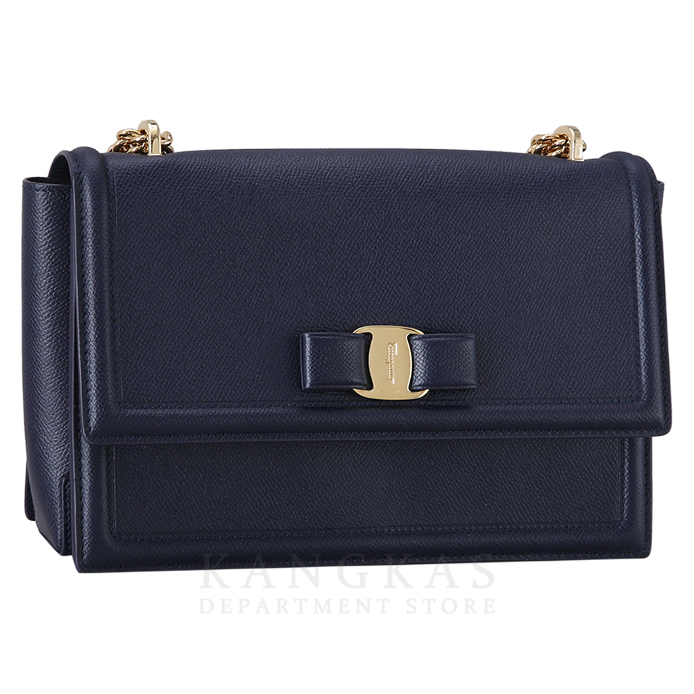 FERRAGAMO(USED)페레가모 바라리본 체인 숄더백