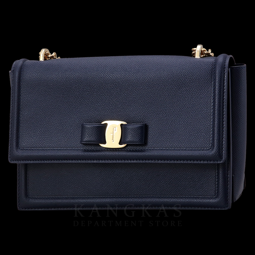 FERRAGAMO(USED)페레가모 바라리본 체인 숄더백
