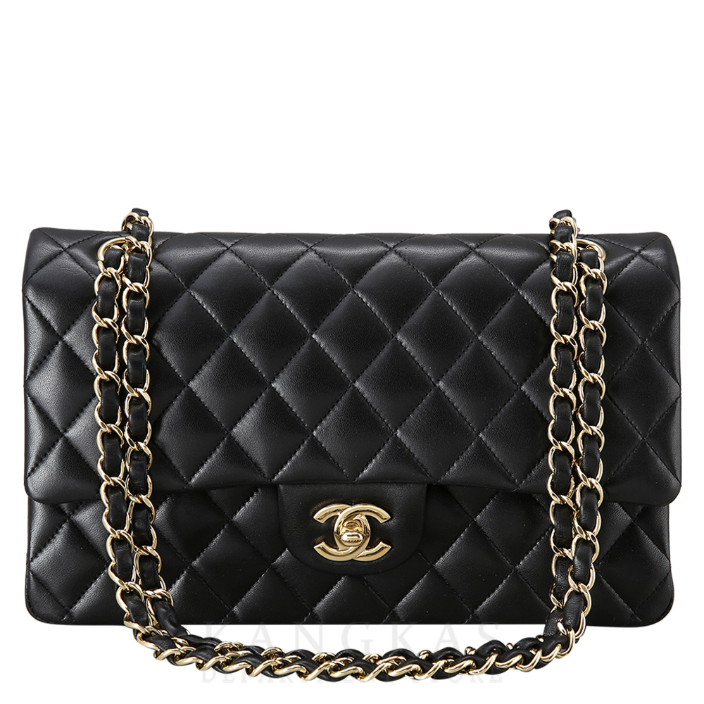 CHANEL(USED)샤넬 클래식 플랩백 램스킨 미듐