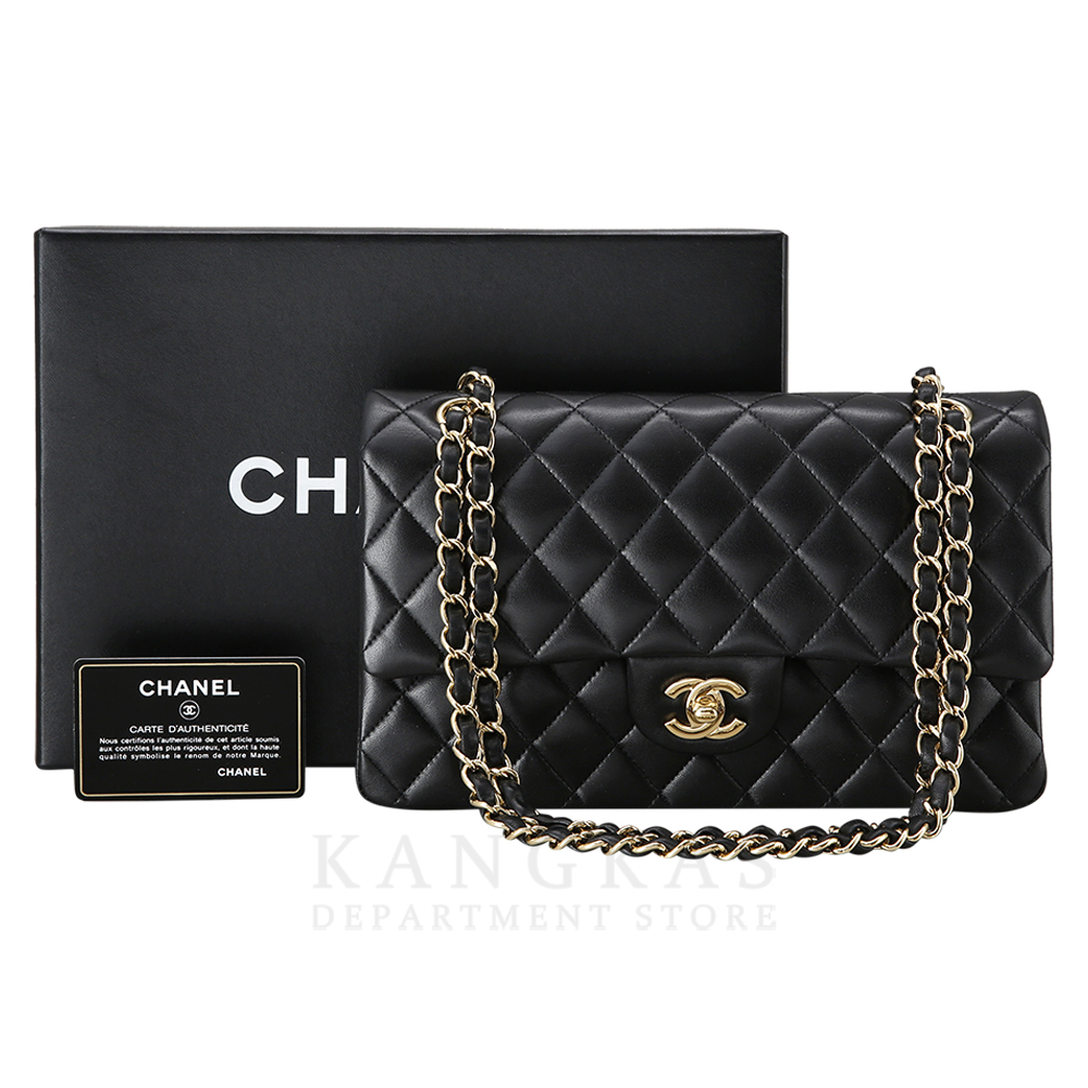 CHANEL(USED)샤넬 클래식 플랩백 램스킨 미듐