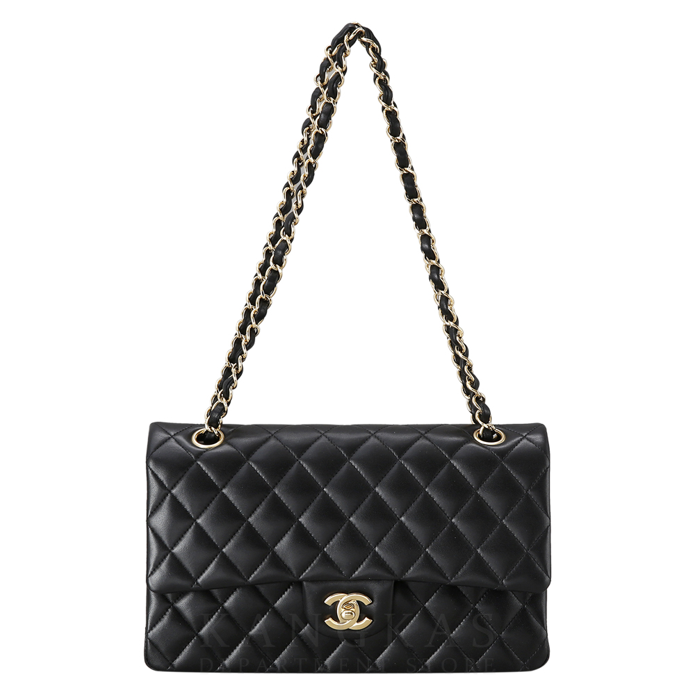 CHANEL(USED)샤넬 클래식 플랩백 램스킨 미듐