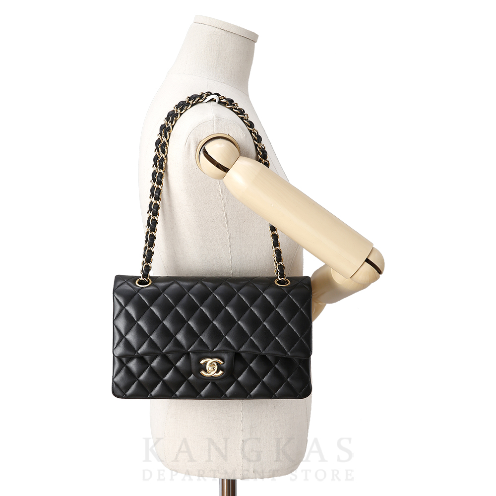 CHANEL(USED)샤넬 클래식 플랩백 램스킨 미듐