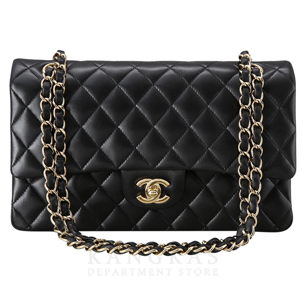 CHANEL(USED)샤넬 클래식 플랩백 램스킨 미듐