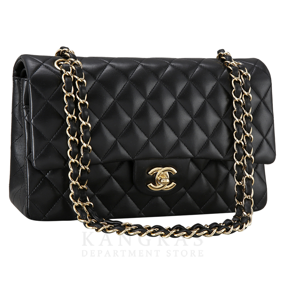 CHANEL(USED)샤넬 클래식 플랩백 램스킨 미듐
