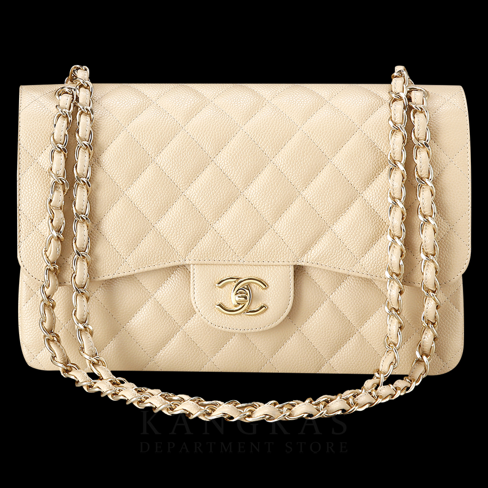 CHANEL(USED)샤넬 클래식 플랩백 베이지 라지