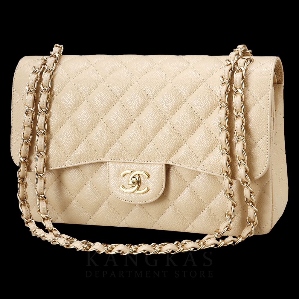 CHANEL(USED)샤넬 클래식 플랩백 베이지 라지