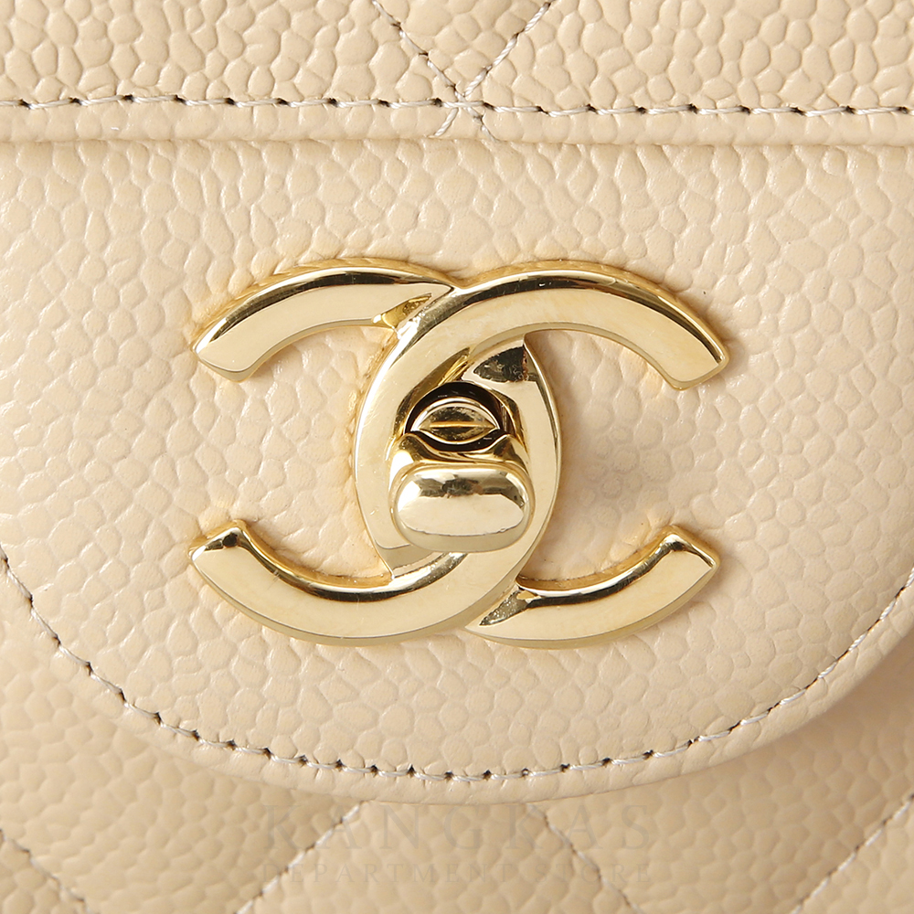 CHANEL(USED)샤넬 클래식 플랩백 베이지 라지