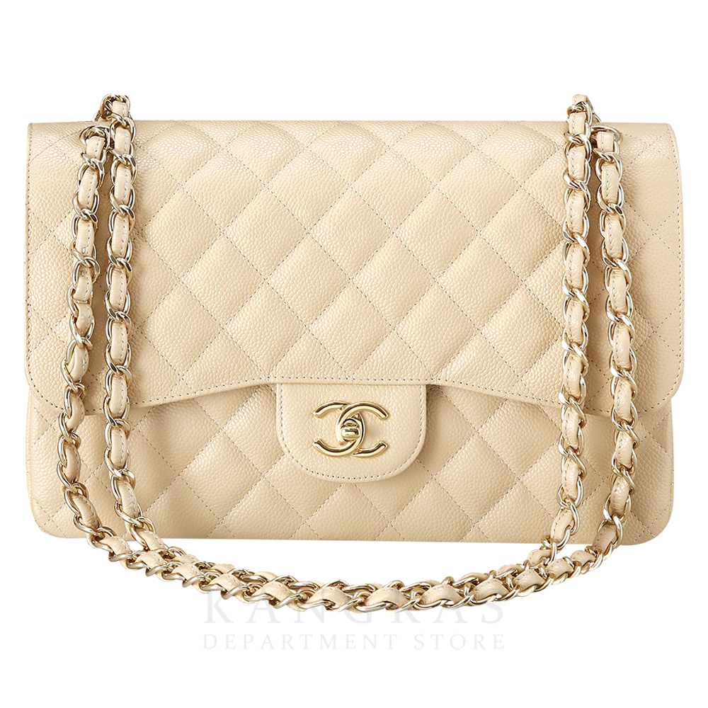 CHANEL(USED)샤넬 클래식 플랩백 베이지 라지