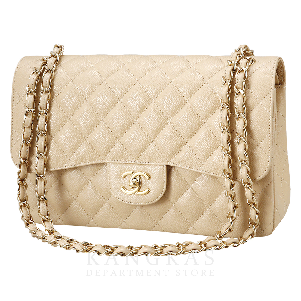 CHANEL(USED)샤넬 클래식 플랩백 베이지 라지
