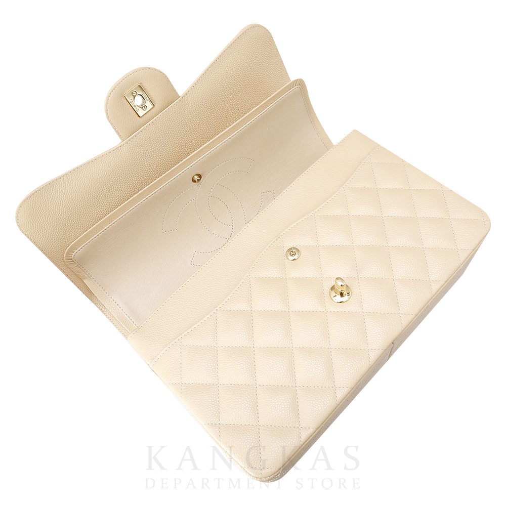 CHANEL(USED)샤넬 클래식 플랩백 베이지 라지