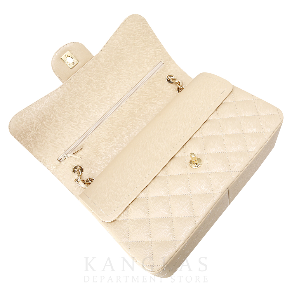 CHANEL(USED)샤넬 클래식 플랩백 베이지 라지