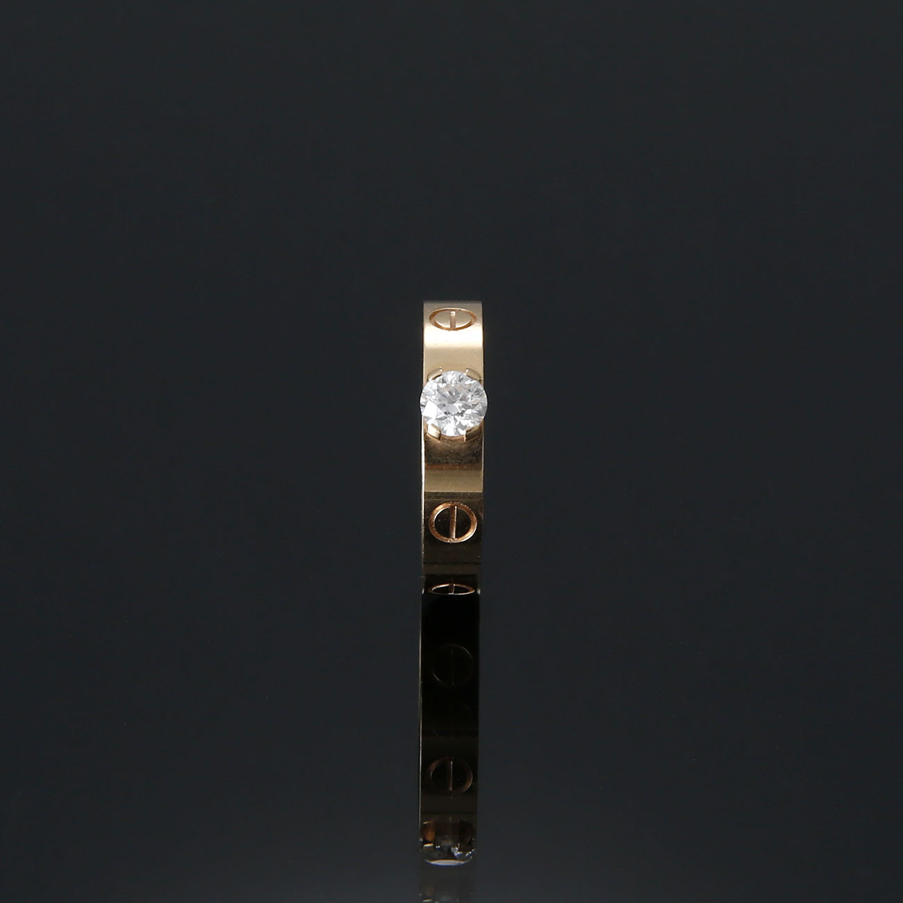 CARTIER(USED)까르띠에 0.25ct 다이아 러브링 #49