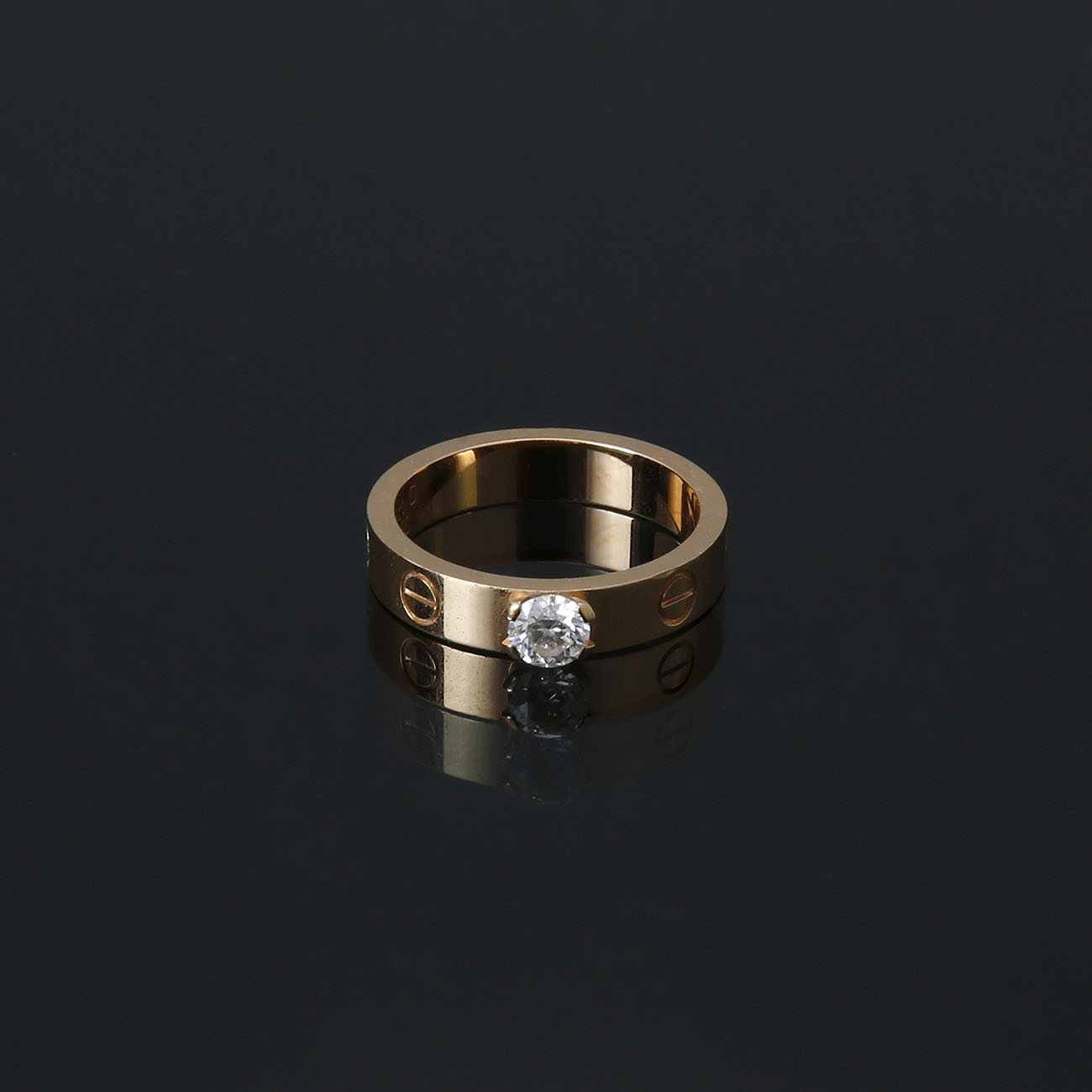 CARTIER(USED)까르띠에 0.25ct 다이아 러브링 #49