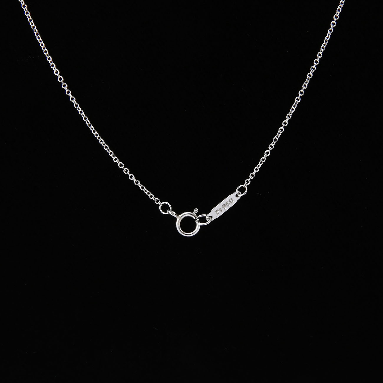 TIFFANY(USED)티파니앤코 플래티넘 하트 키 펜던트 네크리스
