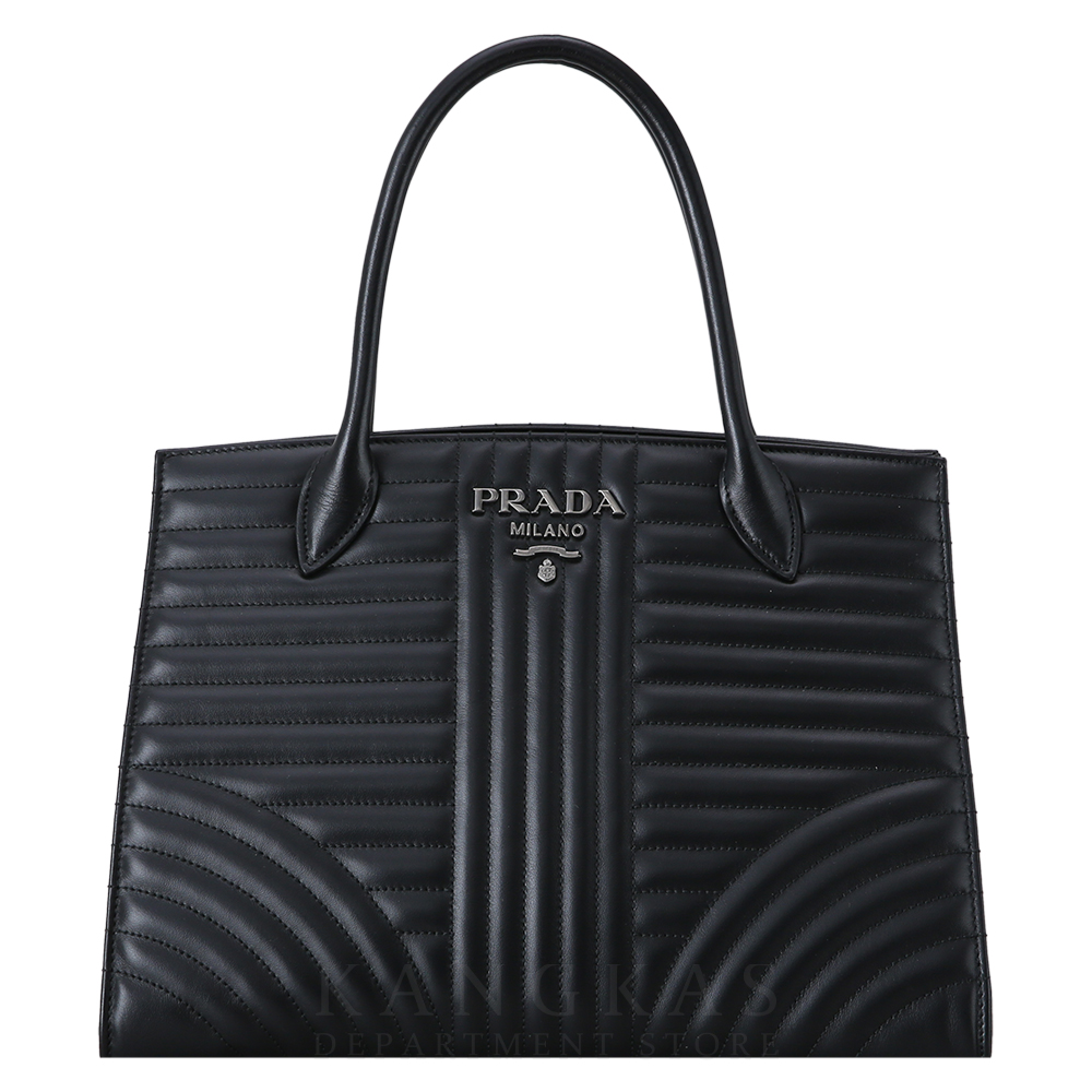PRADA(USED)프라다 1BA165 모노크롬 사피아노 토트백