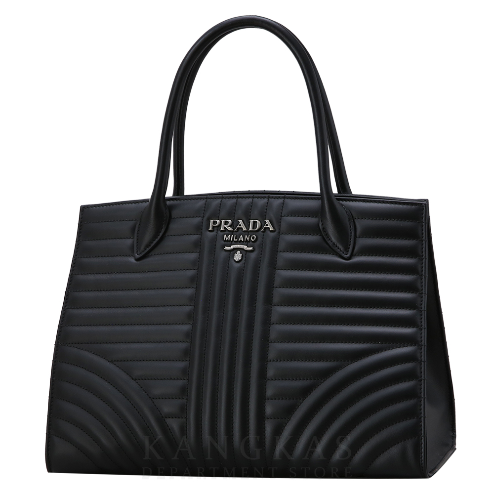 PRADA(USED)프라다 1BA165 모노크롬 사피아노 토트백