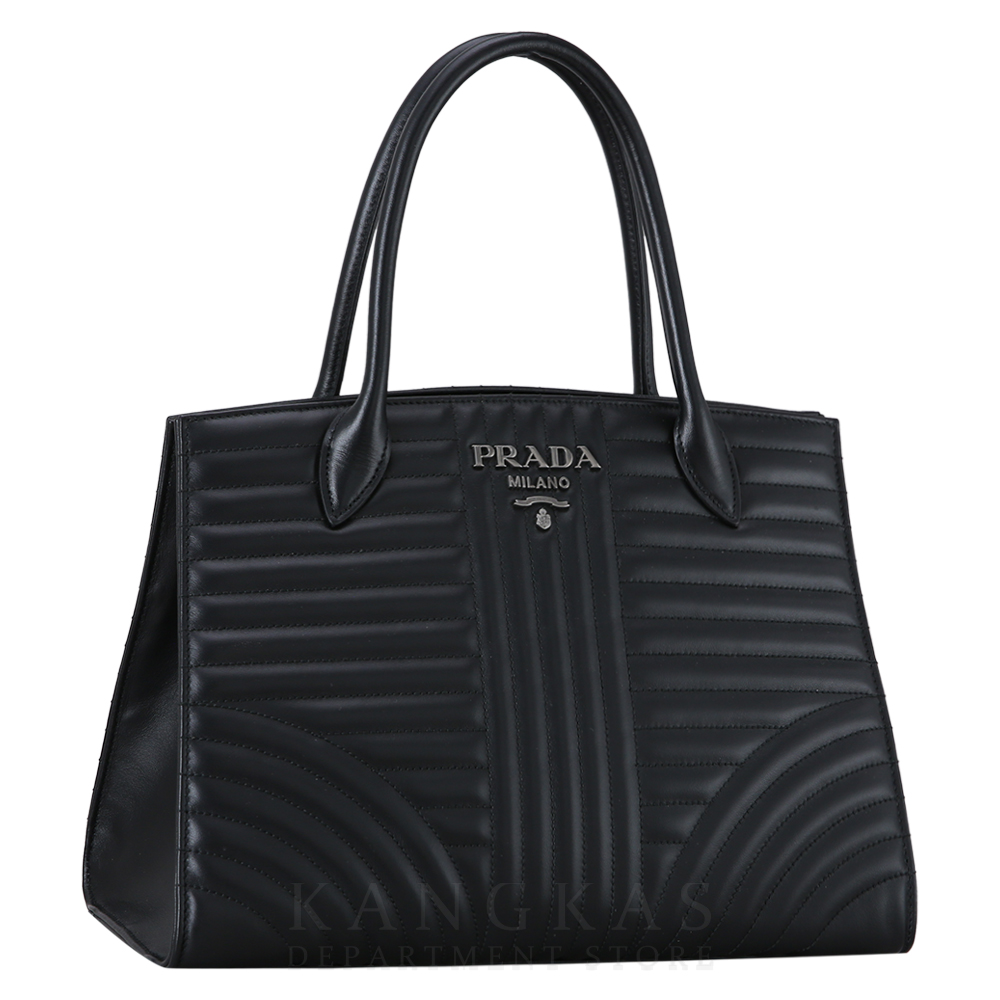 PRADA(USED)프라다 1BA165 모노크롬 사피아노 토트백