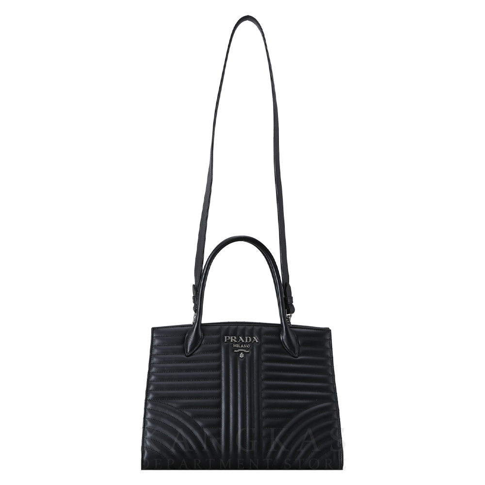 PRADA(USED)프라다 1BA165 모노크롬 사피아노 토트백