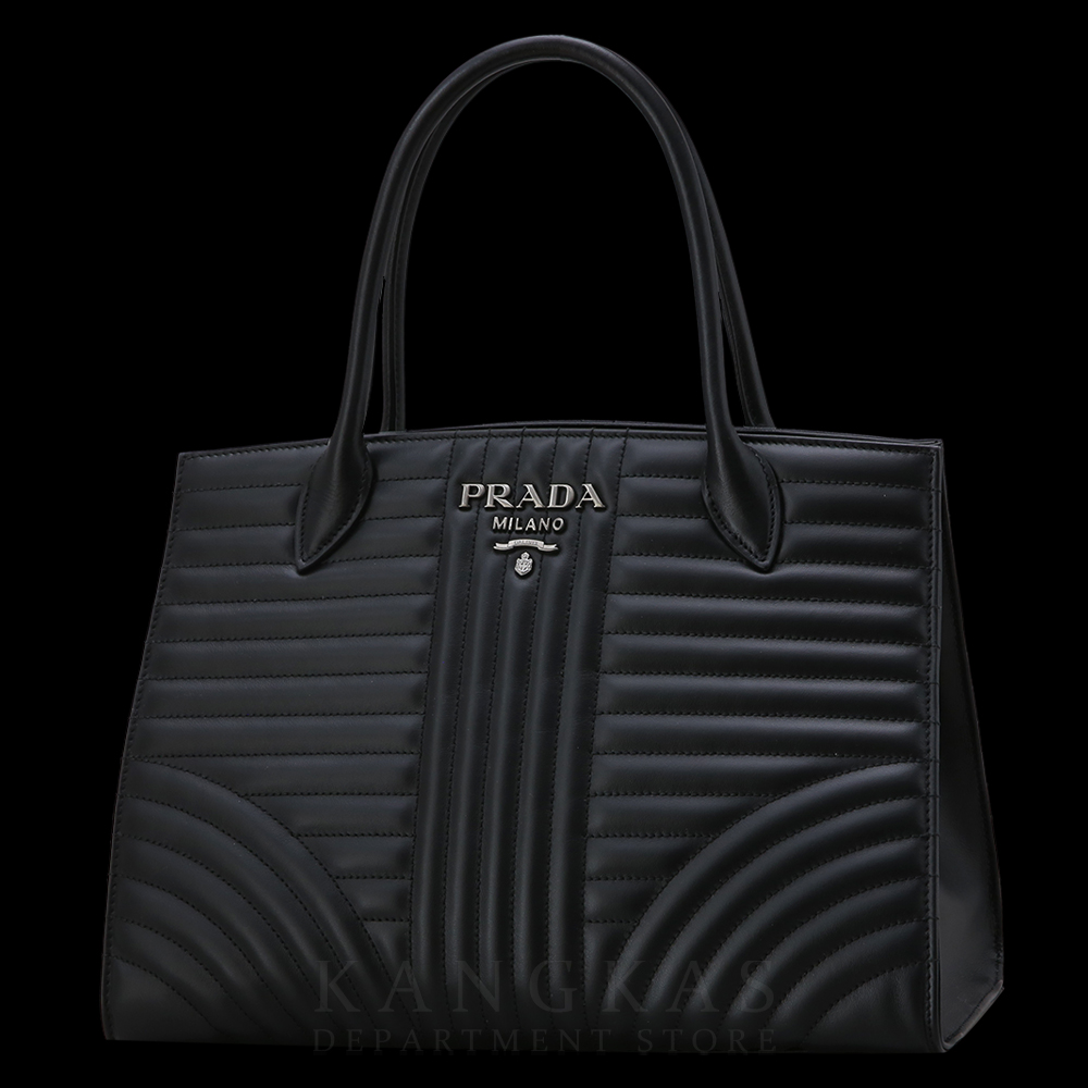 PRADA(USED)프라다 1BA165 모노크롬 사피아노 토트백