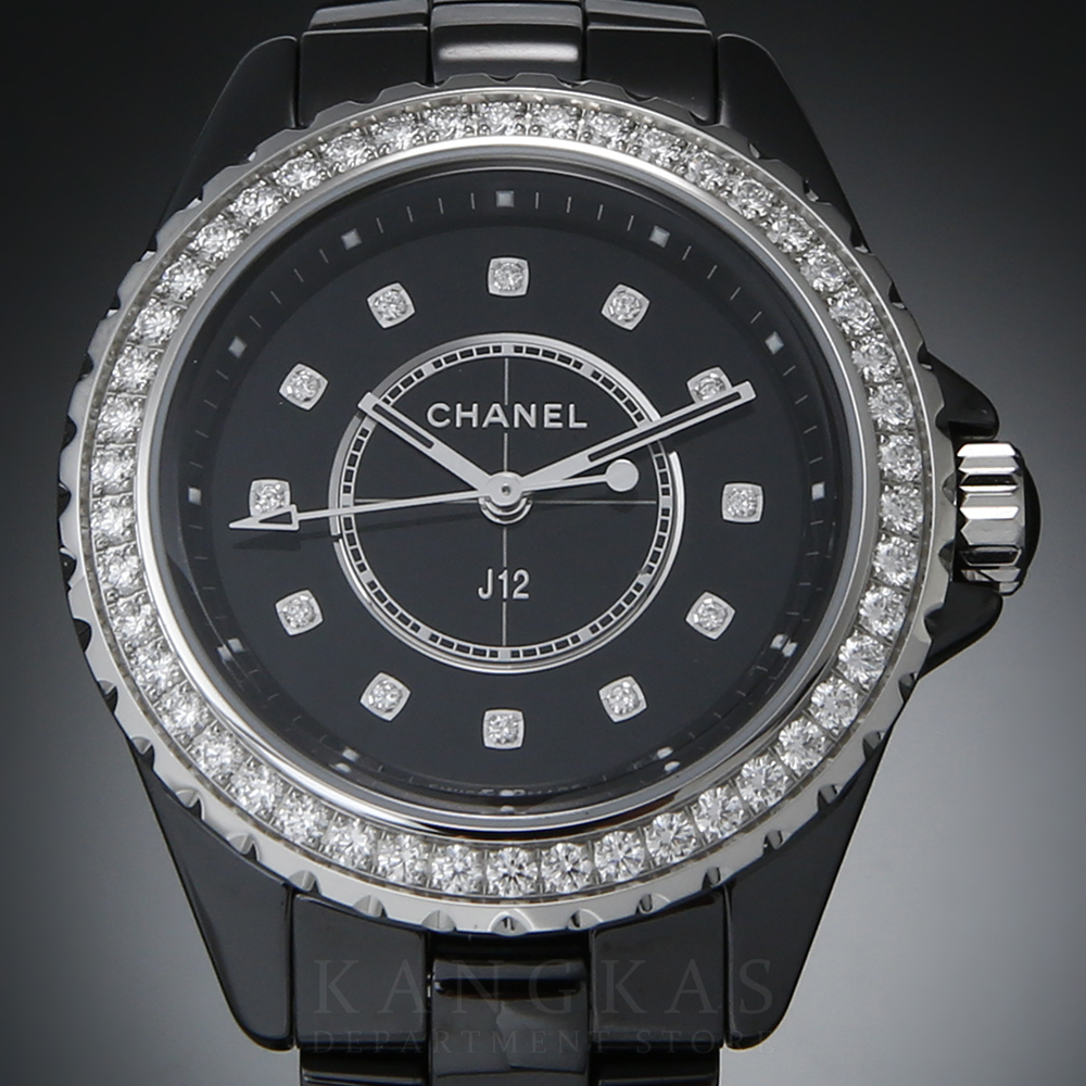 CHANEL(USED)샤넬 J12 다이아베젤 워치