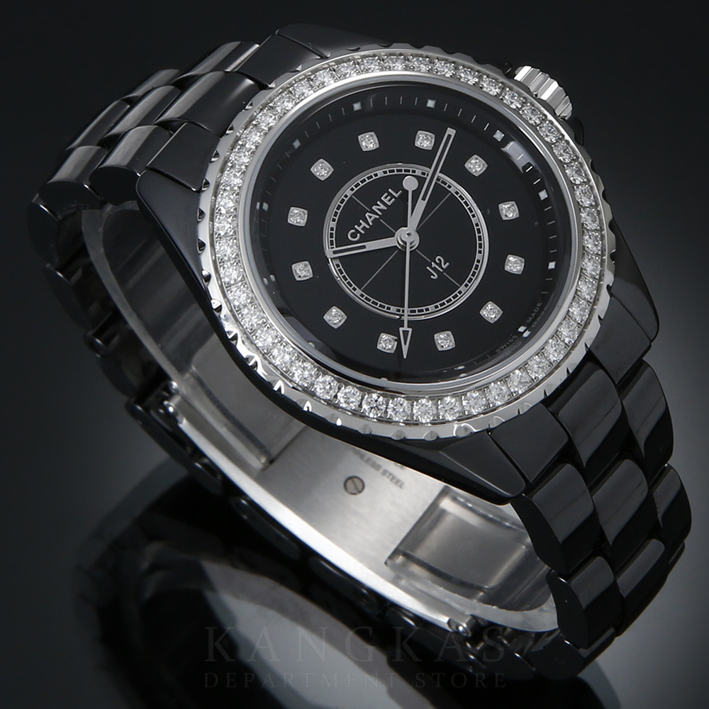 CHANEL(USED)샤넬 J12 다이아베젤 워치