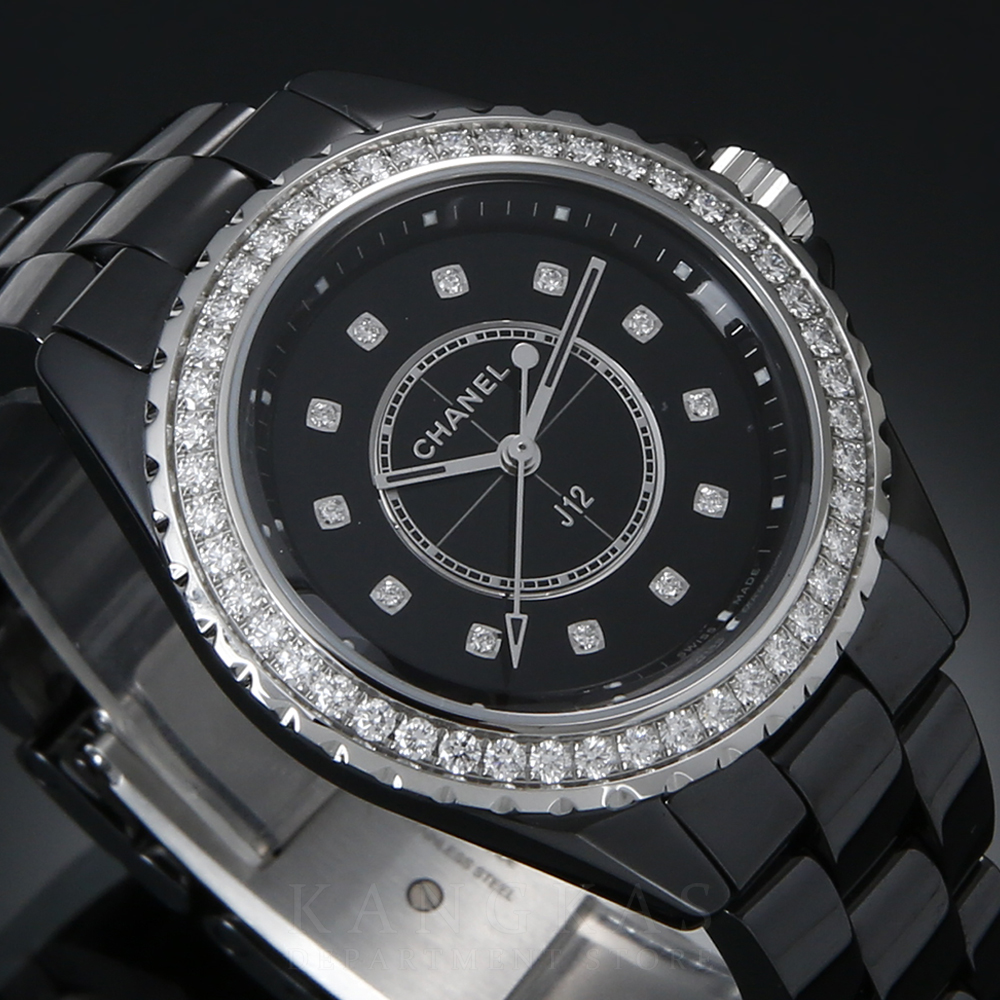 CHANEL(USED)샤넬 J12 다이아베젤 워치