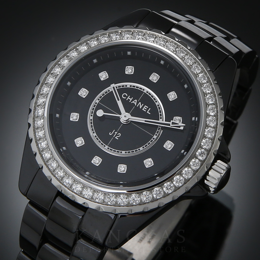 CHANEL(USED)샤넬 J12 다이아베젤 워치