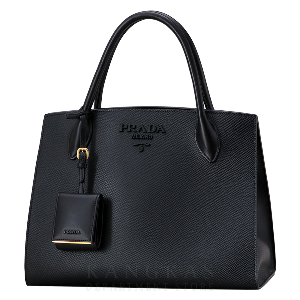 PRADA(USED)프라다 1BA155 모노크롬 토트백