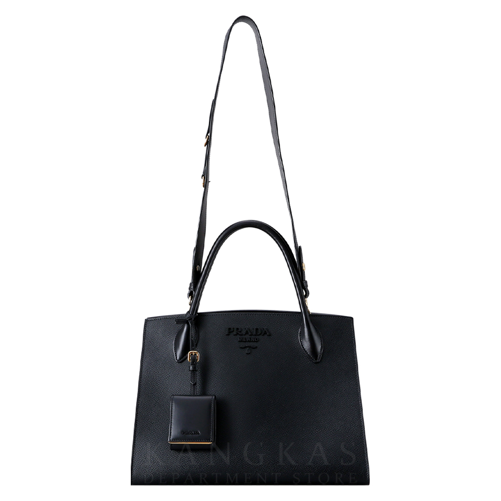 PRADA(USED)프라다 1BA155 모노크롬 토트백