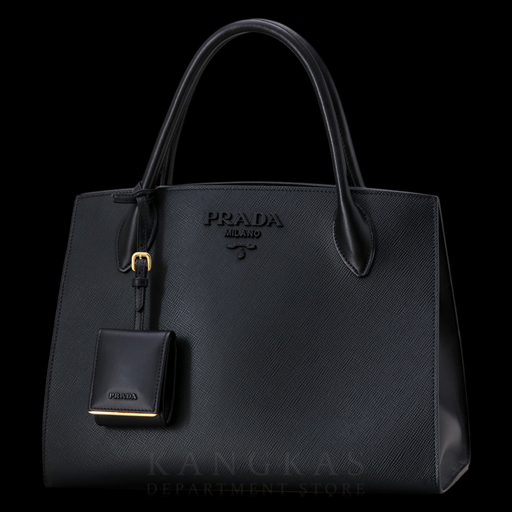 PRADA(USED)프라다 1BA155 모노크롬 토트백