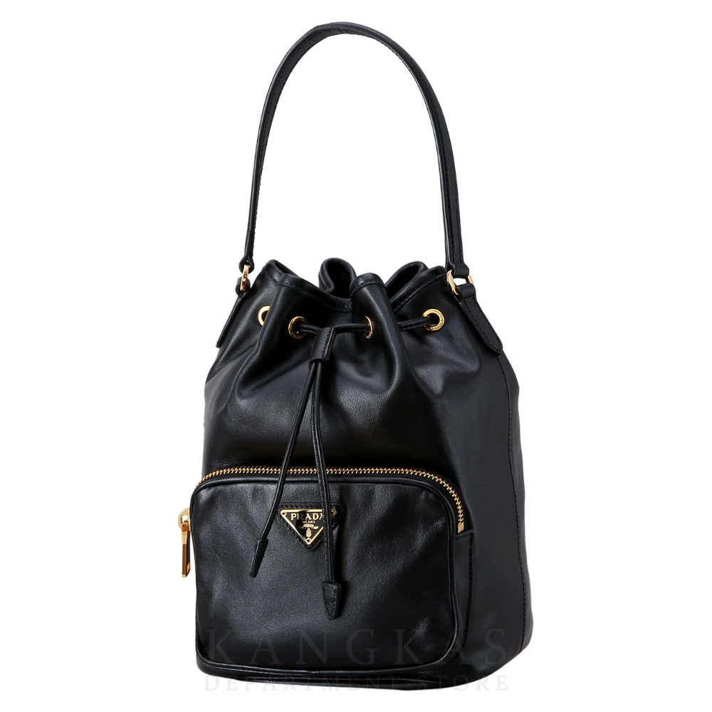 PRADA(USED)프라다 1BH038 레더 버킷백
