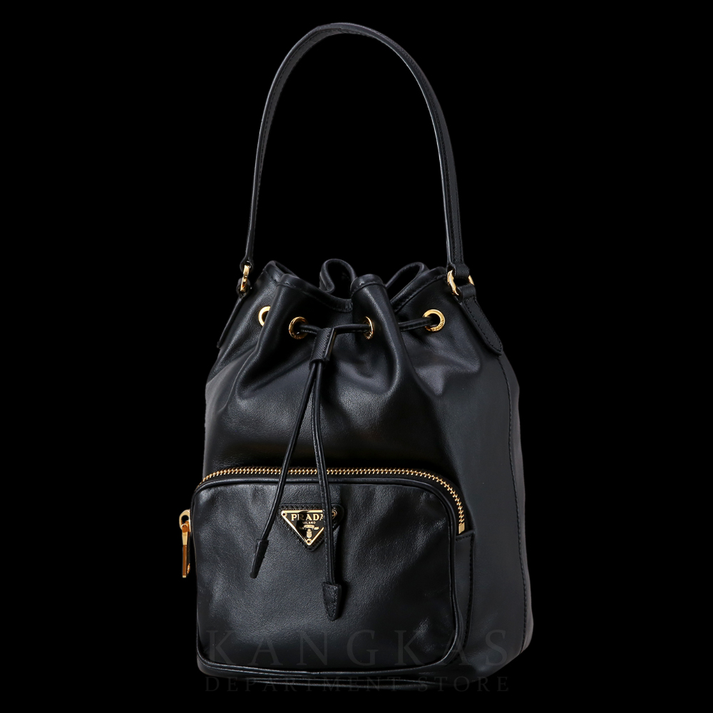 PRADA(USED)프라다 1BH038 레더 버킷백