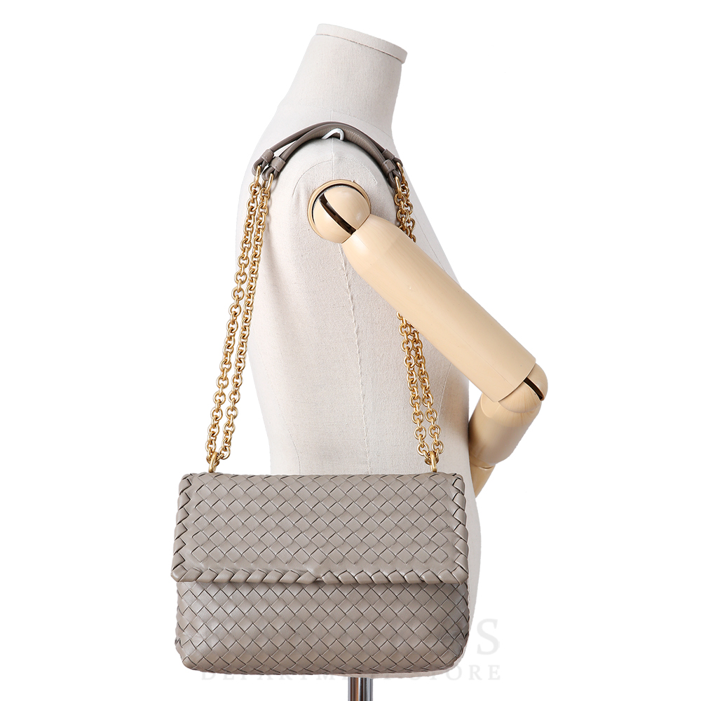 BOTTEGA VENETA(USED)보테가베네타 올림피아 체인 숄더백