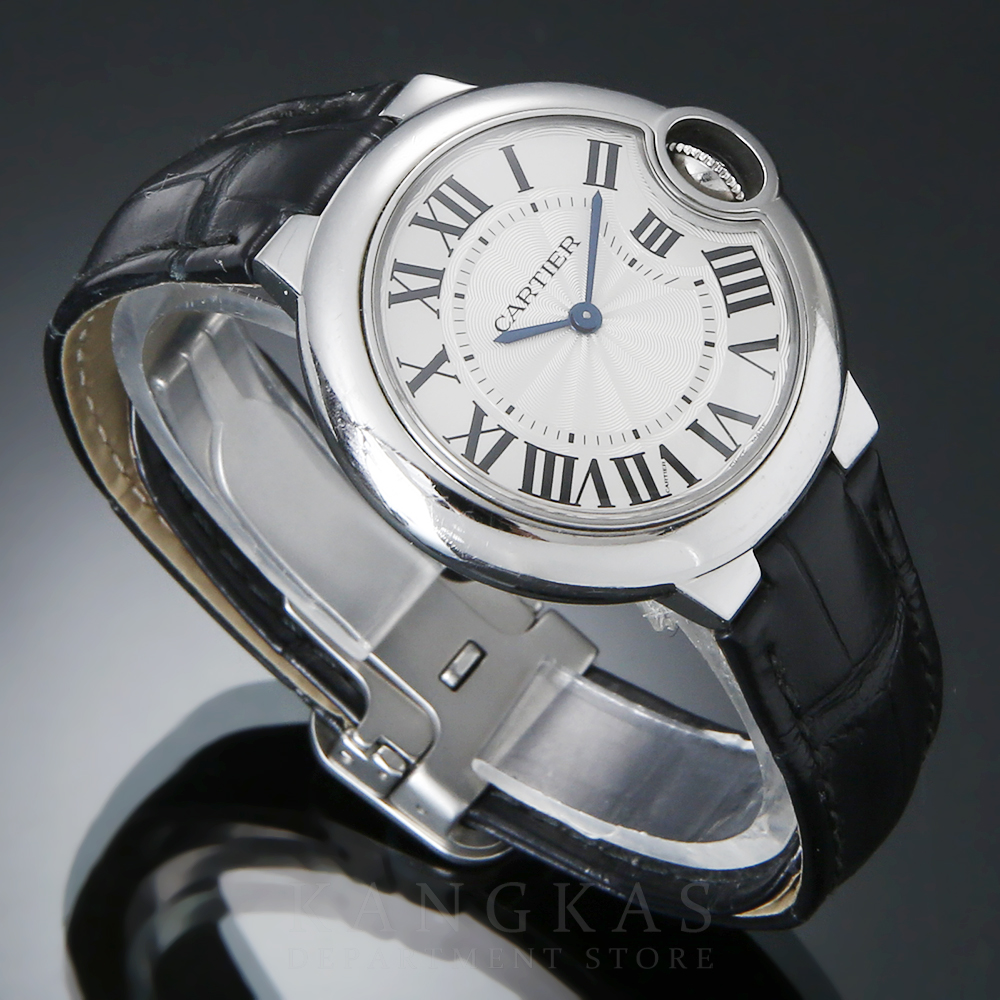 CARTIER(USED)까르띠에 발롱블루 33 스틸 쿼츠