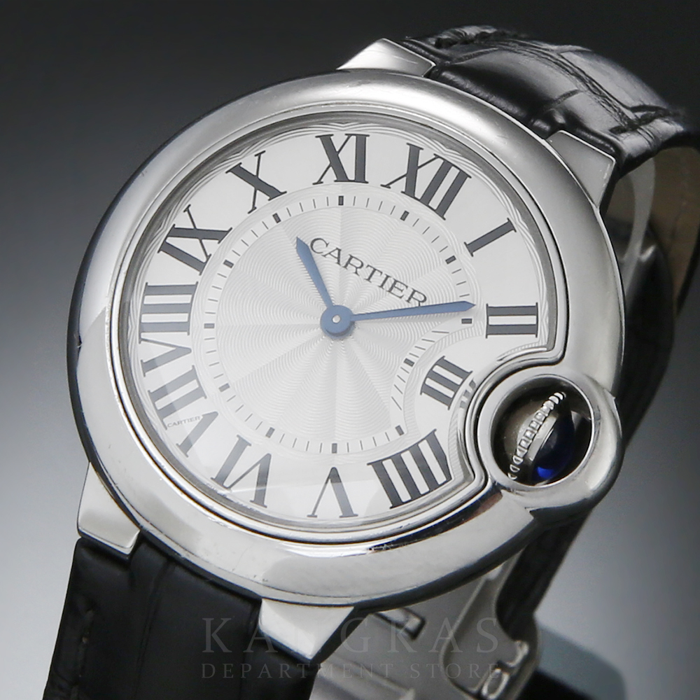 CARTIER(USED)까르띠에 발롱블루 33 스틸 쿼츠
