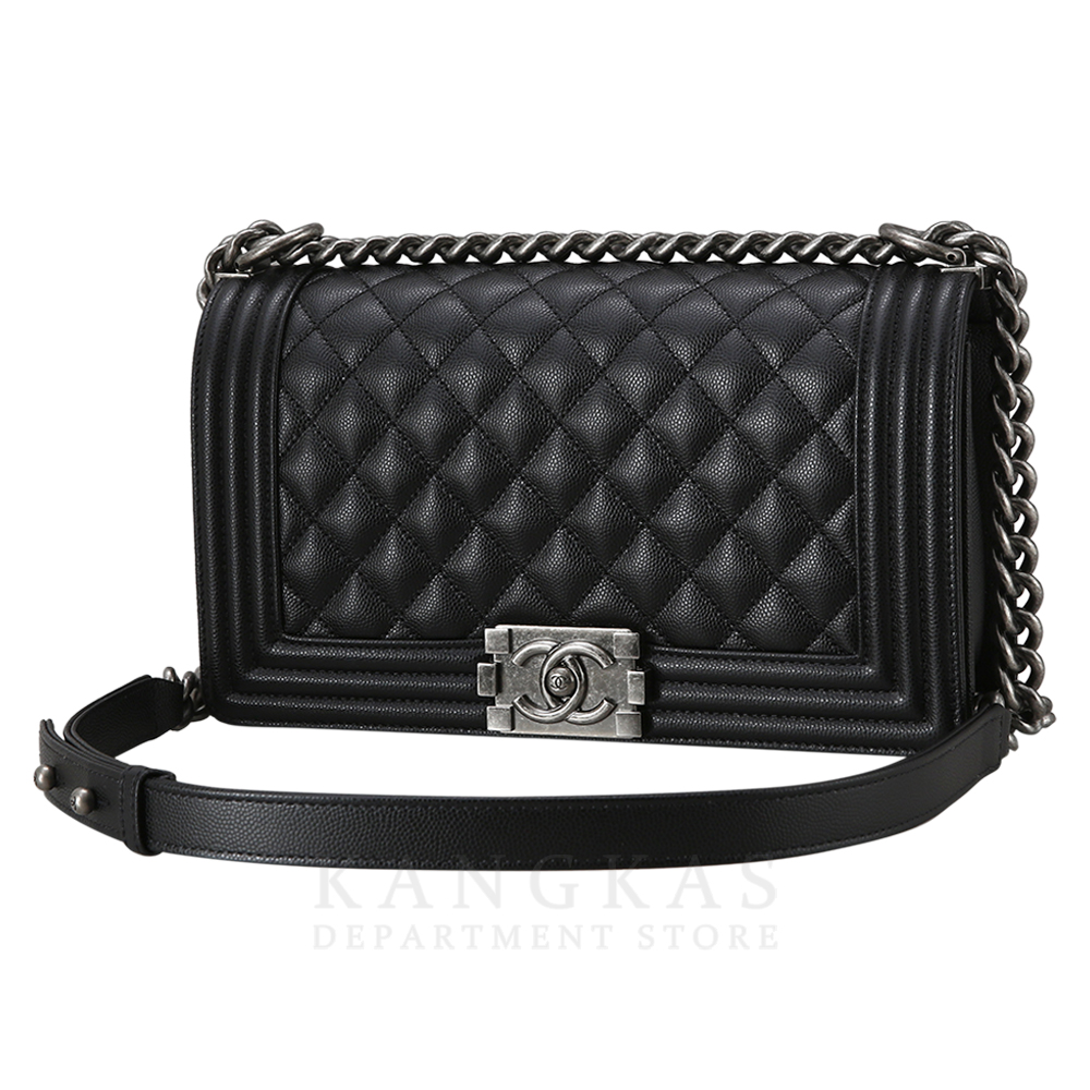 CHANEL(USED)샤넬 보이샤넬 캐비어 미듐