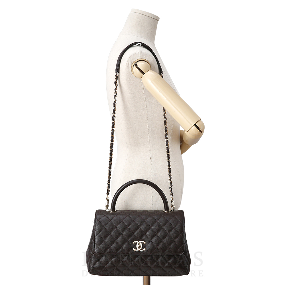 CHANEL(USED)샤넬 캐비어 코코핸들 28