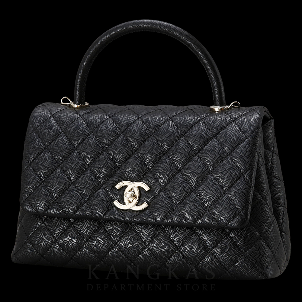 CHANEL(USED)샤넬 캐비어 코코핸들 미듐