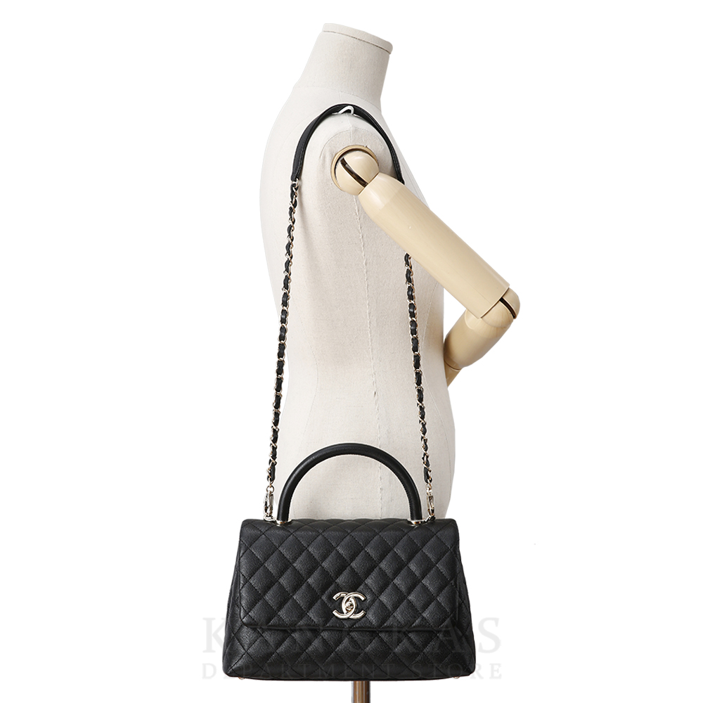 CHANEL(USED)샤넬 캐비어 코코핸들 미듐