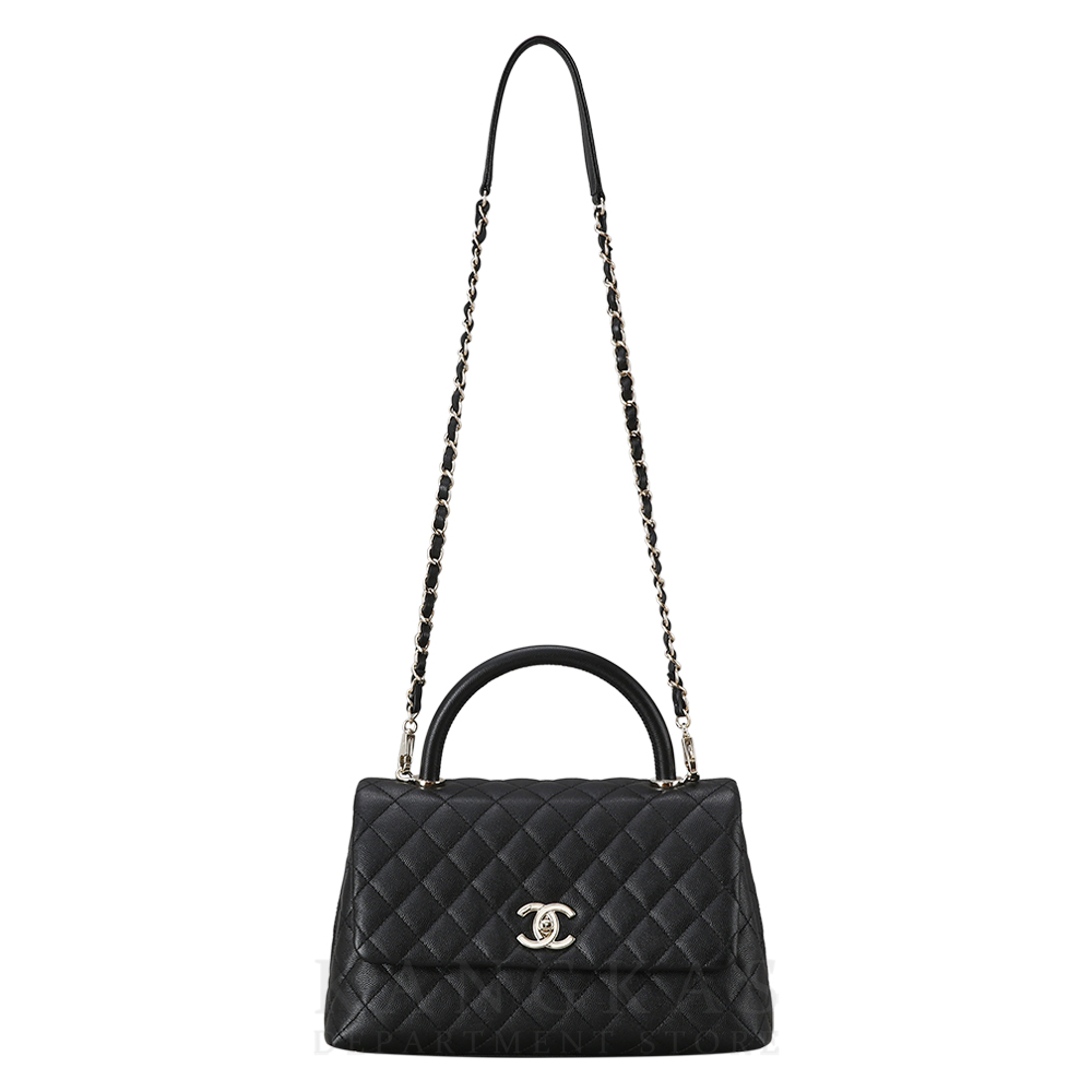CHANEL(USED)샤넬 캐비어 코코핸들 미듐