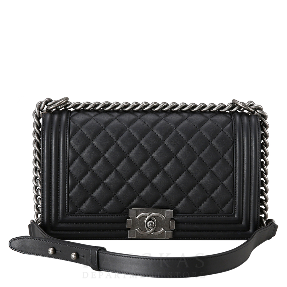 CHANEL(USED)샤넬 보이샤넬 램스킨 미듐