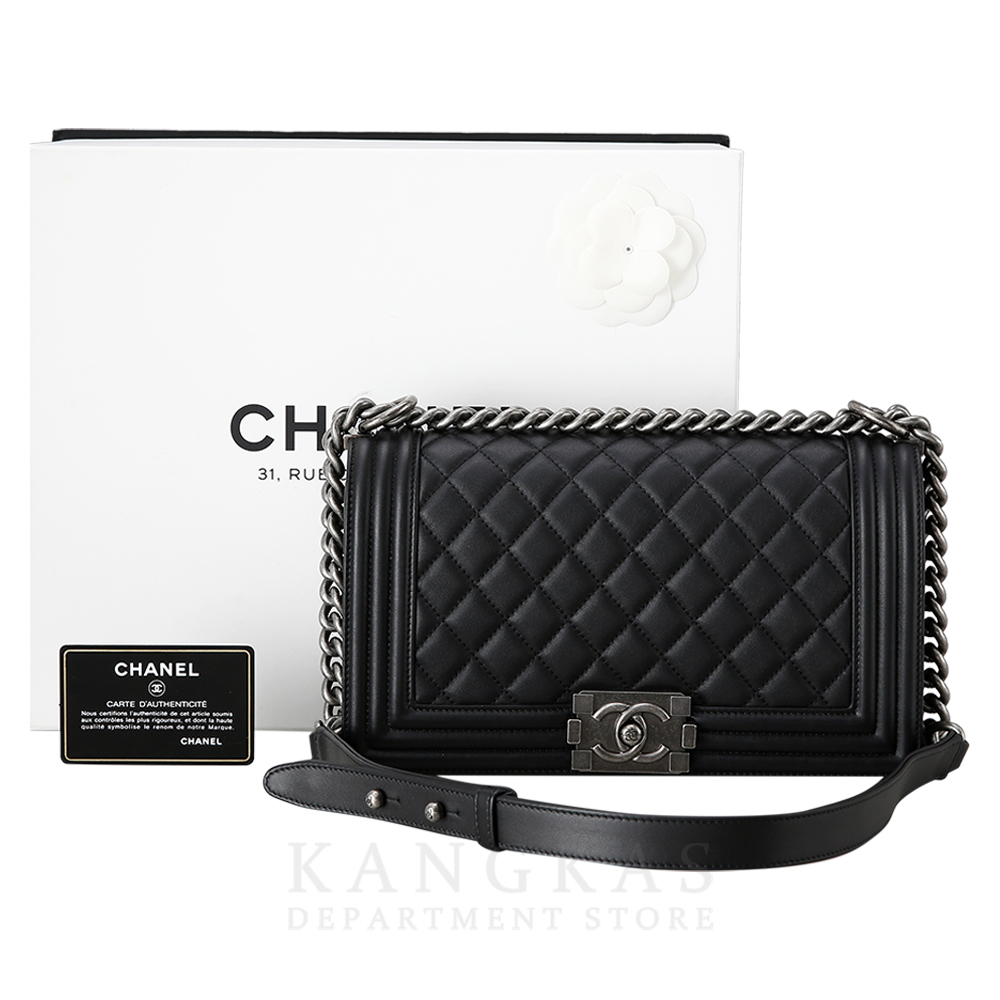CHANEL(USED)샤넬 보이샤넬 램스킨 미듐