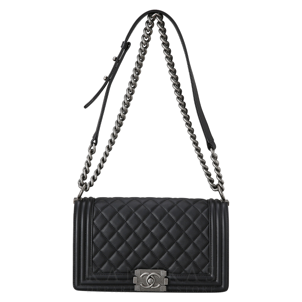 CHANEL(USED)샤넬 보이샤넬 램스킨 미듐
