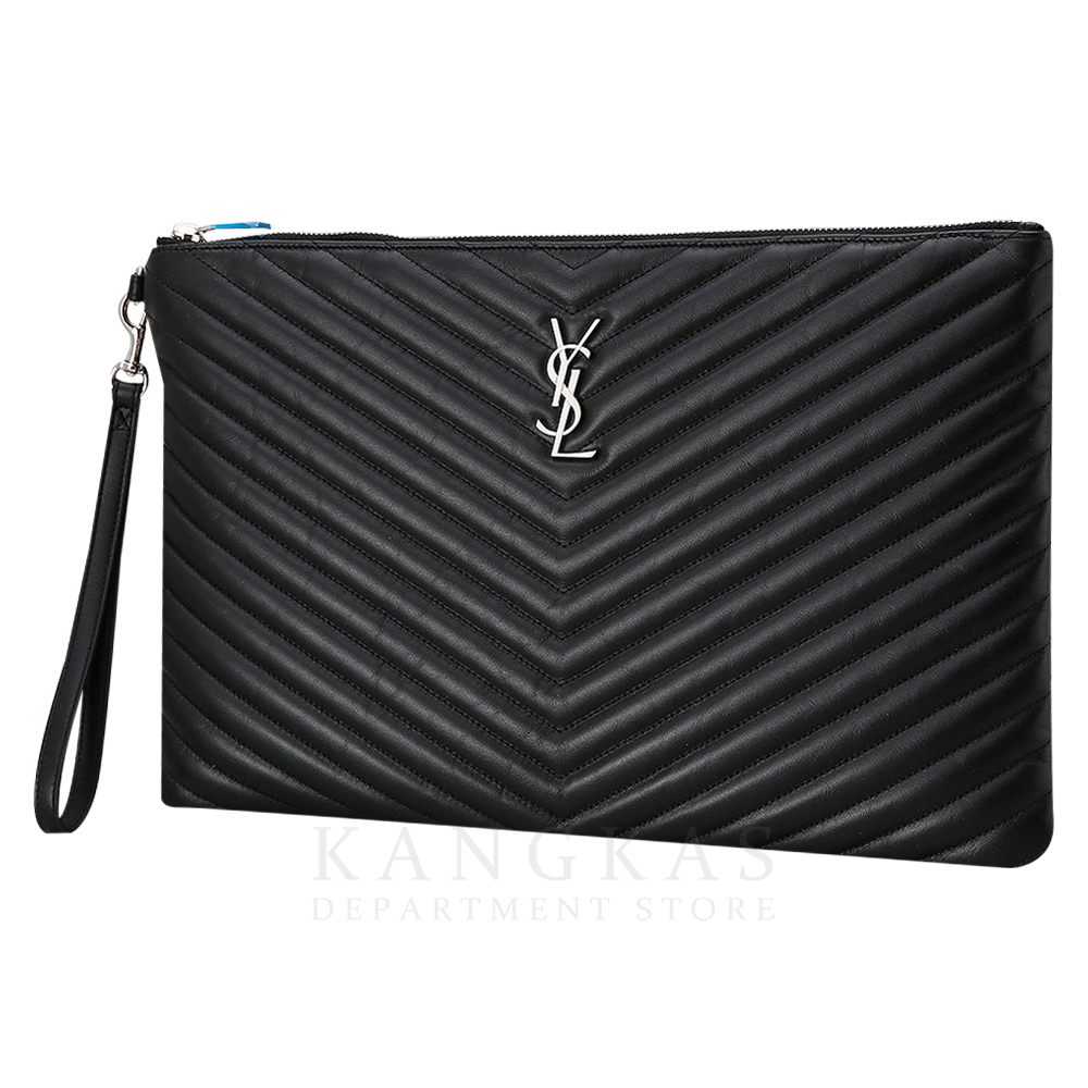 Yves Saint Laurent(NEW)생로랑 440222 모노그램 쉐브론 클러치 (새상품) NEW PRODUCT