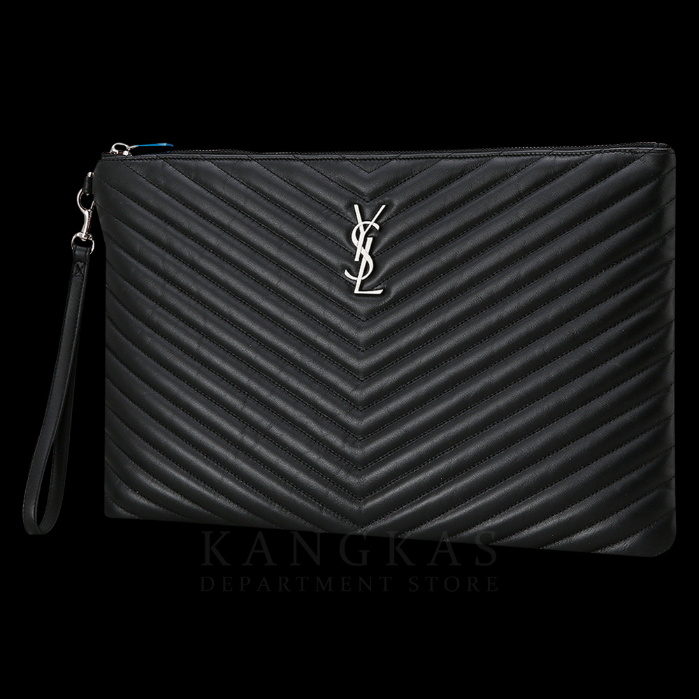 Yves Saint Laurent(NEW)생로랑 440222 모노그램 쉐브론 클러치 (새상품) NEW PRODUCT