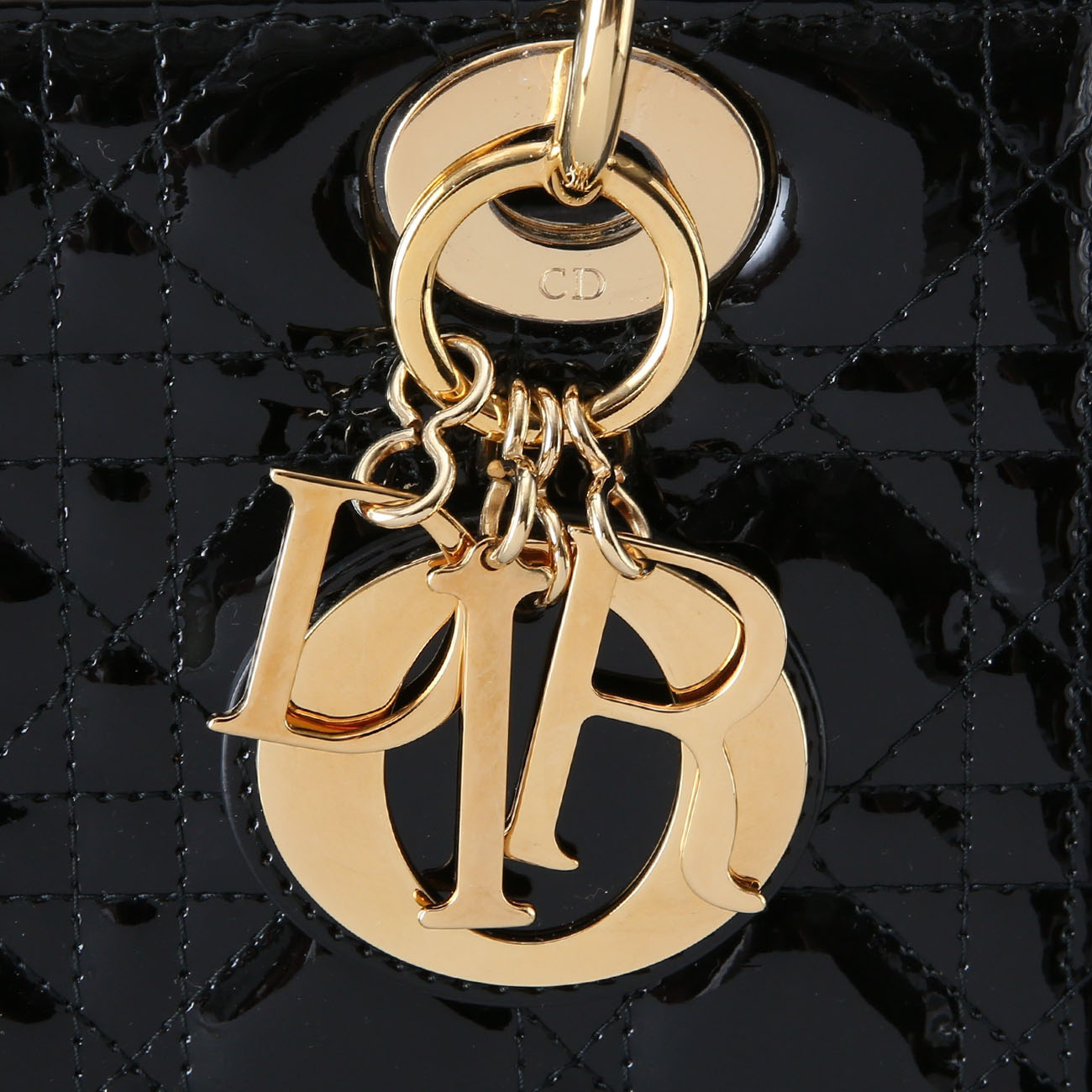 CHRISTIAN DIOR(USED)크리스찬디올 레이디디올 페이던트 미듐