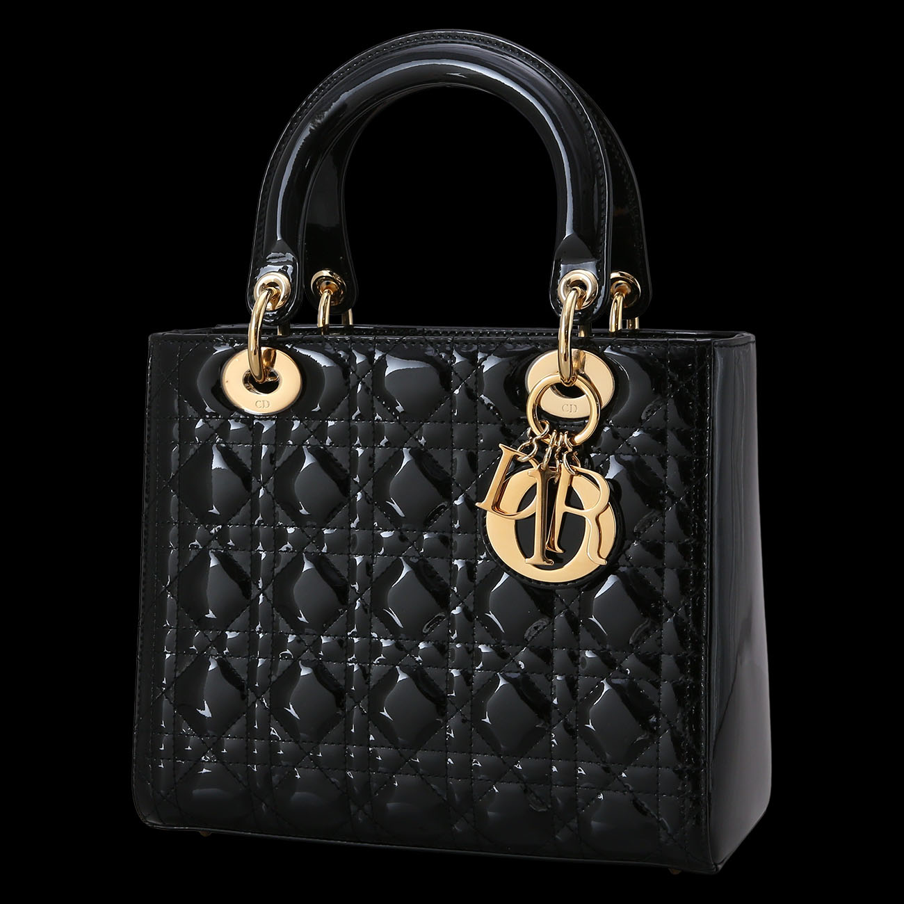 CHRISTIAN DIOR(USED)크리스찬디올 레이디디올 페이던트 미듐