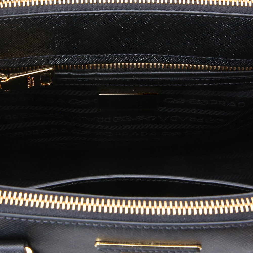 PRADA(USED)프라다 1BA863 갤러리아 사피아노 가죽 미디움백
