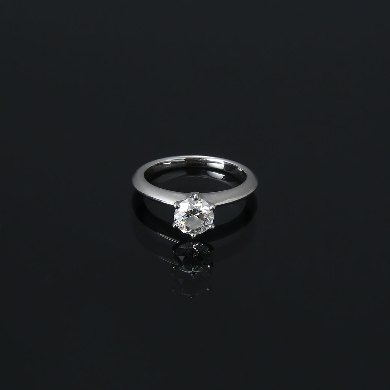 TIFFANY(USED)티파니 다이아 웨딩링 0.75CT # &