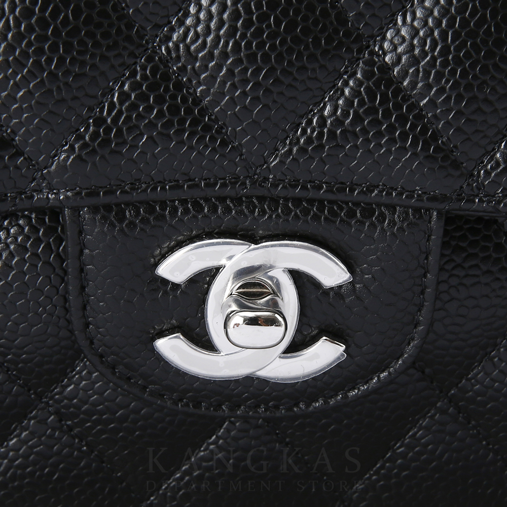 CHANEL(NEW)샤넬 클래식 캐비어 미듐 은장